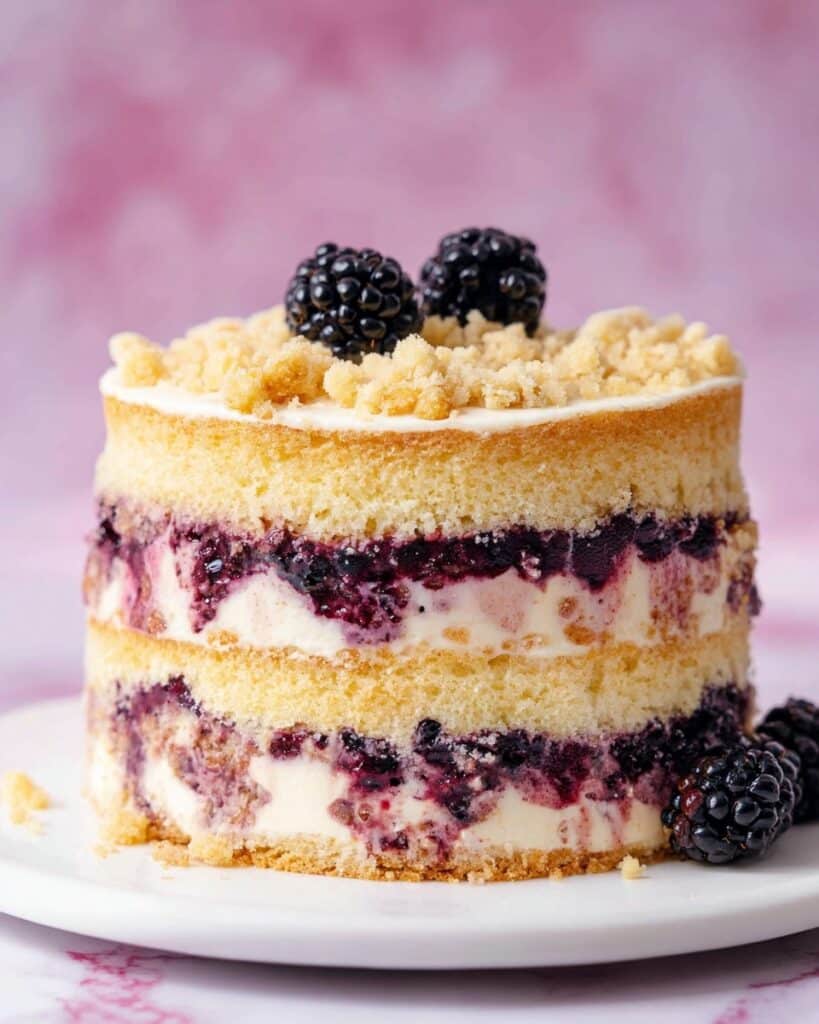 Lemon Blackberry Cake Recipe