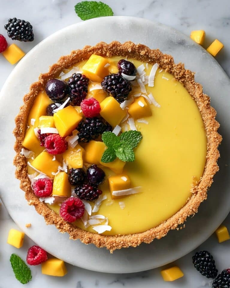 Mango Curd Tart Recipe