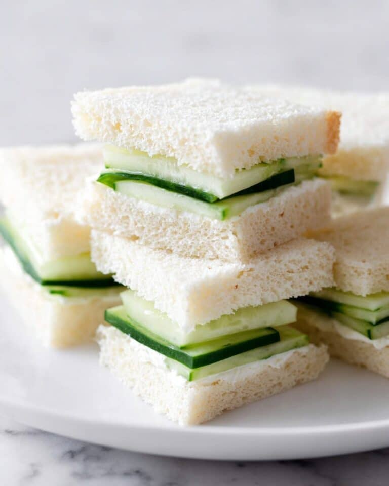 Cucumber Cream Cheese Sandwiches Recipe
