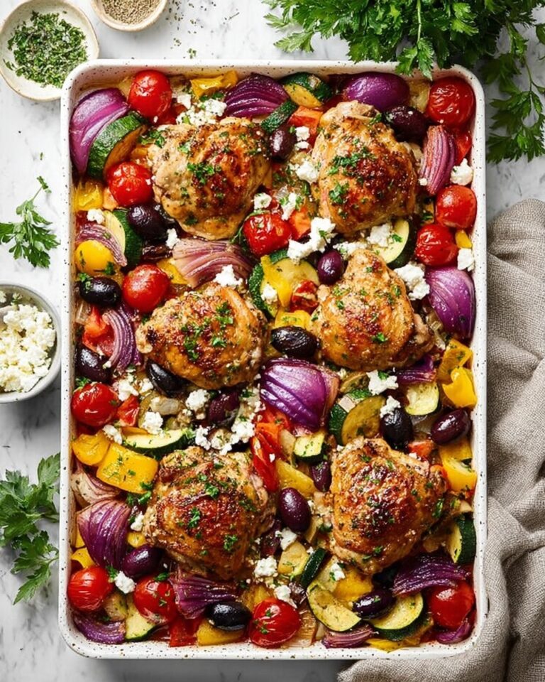 Greek Sheet Pan Chicken Recipe