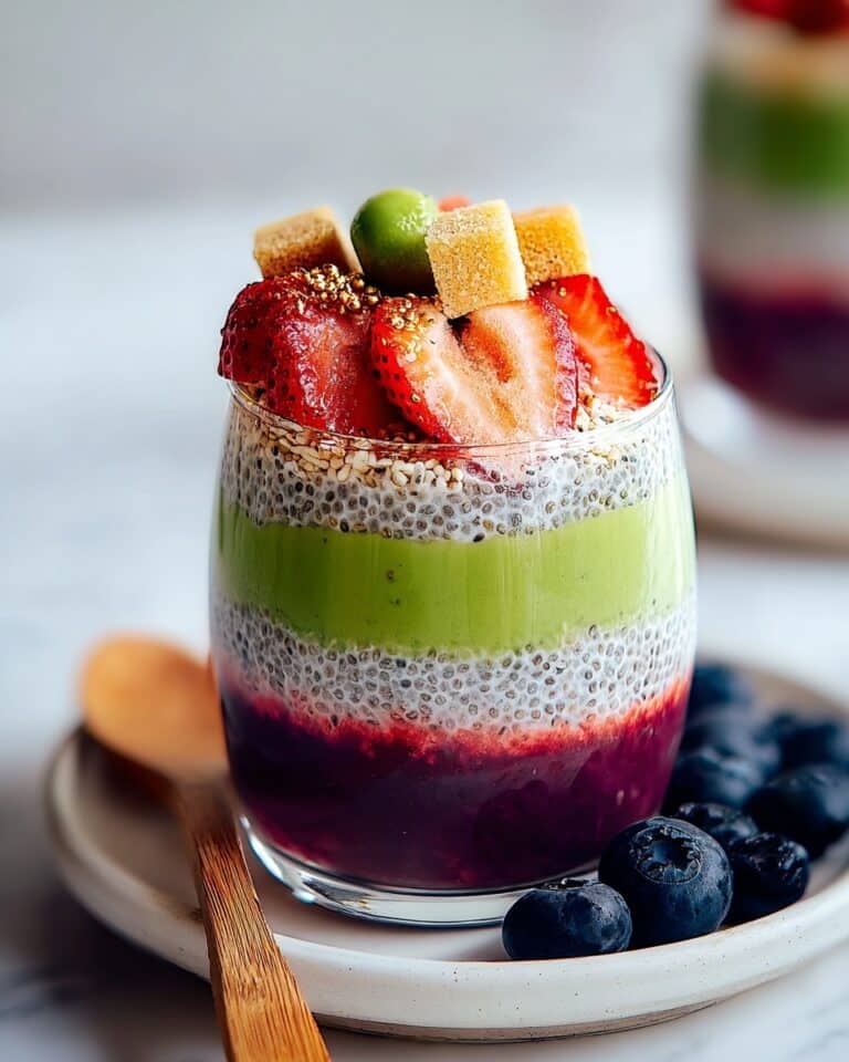 Rainbow Chia Pudding Parfait Recipe