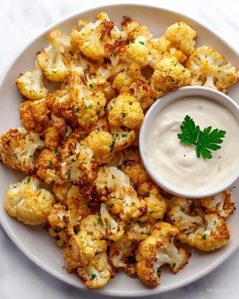 Air Fryer Cauliflower with Lemon and Smoked Paprika Recipe