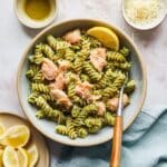 Salmon Pesto Pasta Recipe