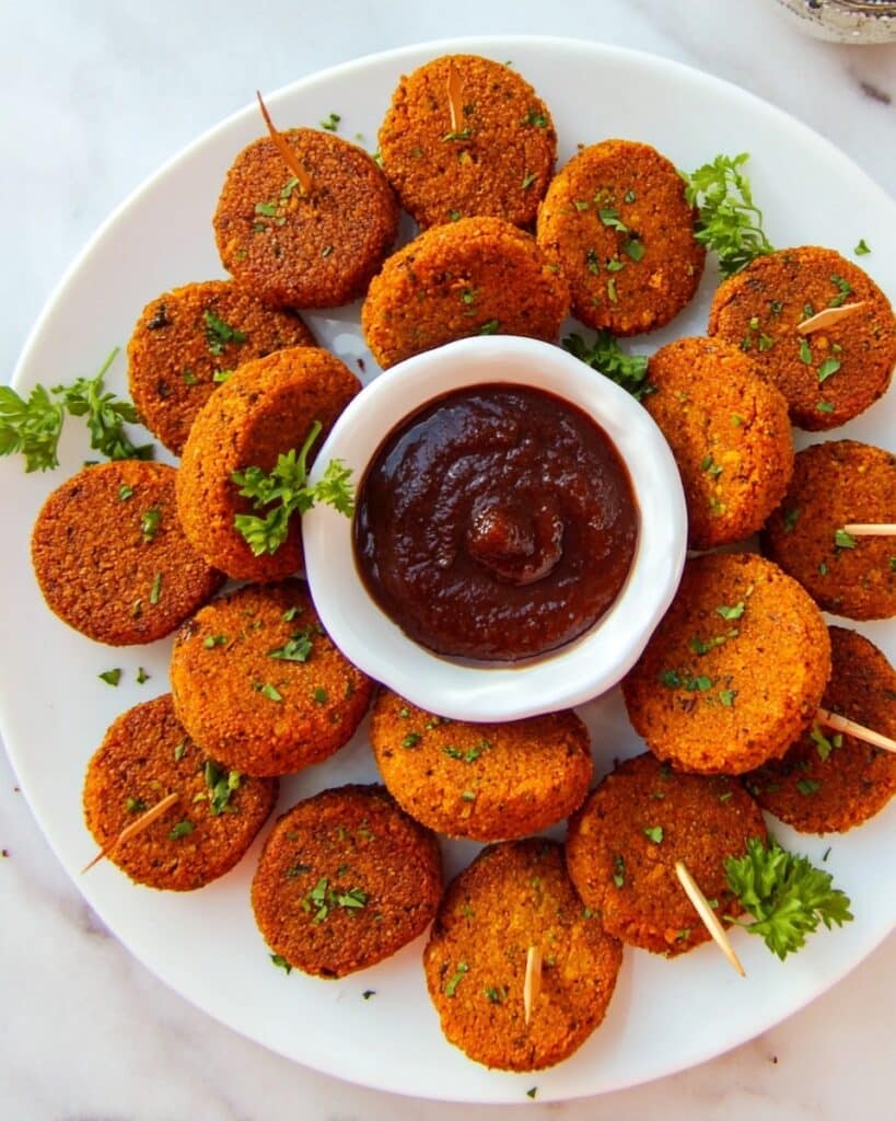 Sweet Potato Chickpea Veggie Nuggets Recipe