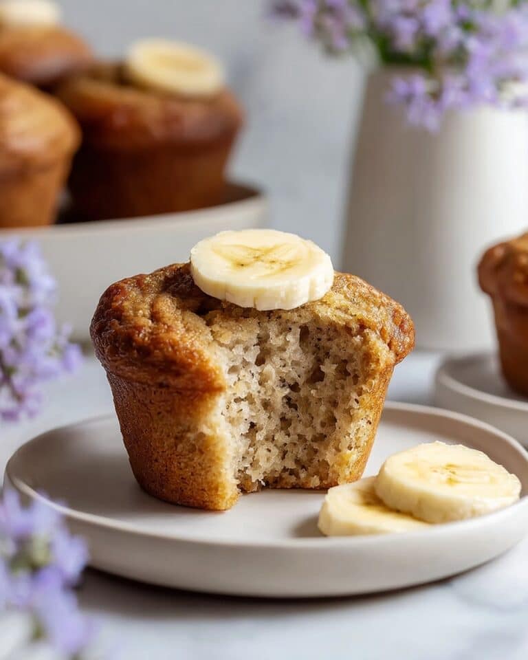 Cinnamon Banana Cottage Cheese Muffins Recipe