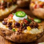 Taco Stuffed Potatoes Recipe