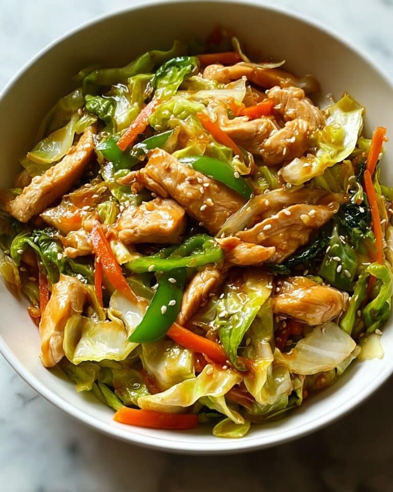 Chinese Chicken Cabbage Stir-Fry Recipe