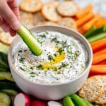 Whipped Cottage Cheese Ranch Dip Recipe