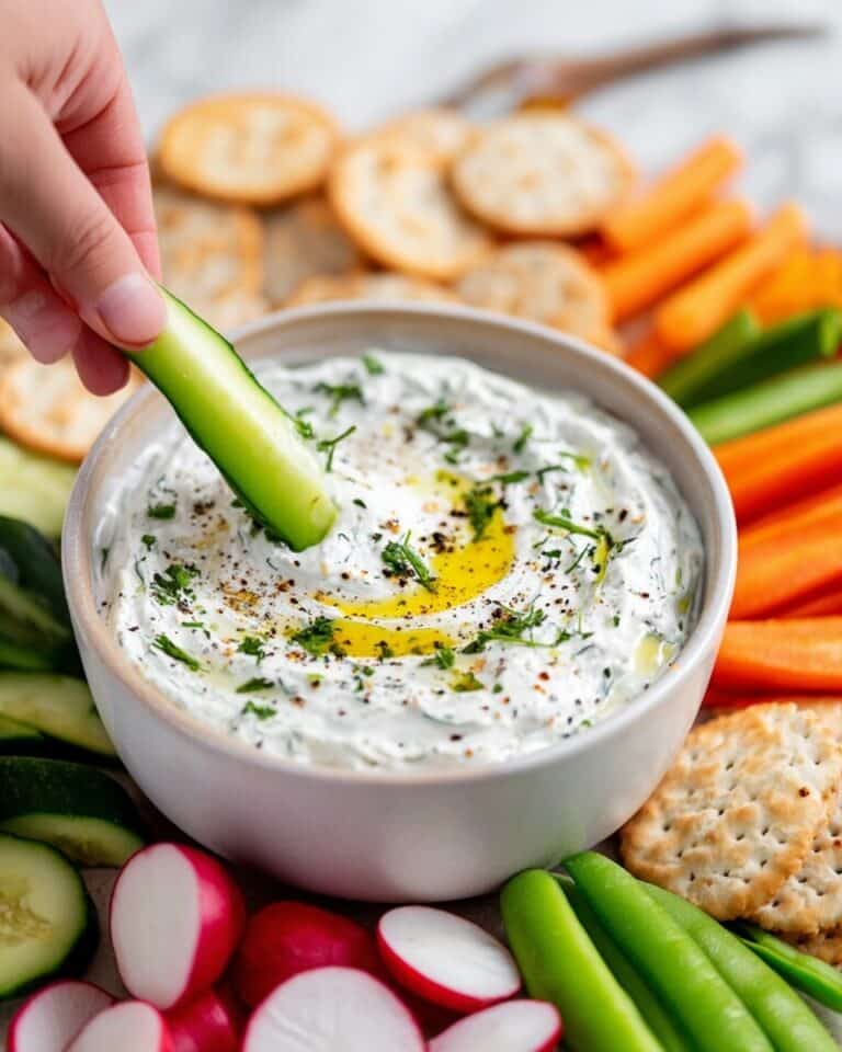 Whipped Cottage Cheese Ranch Dip Recipe