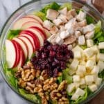 Apple Cranberry Salad with Turkey and Apple Cider Vinaigrette Recipe