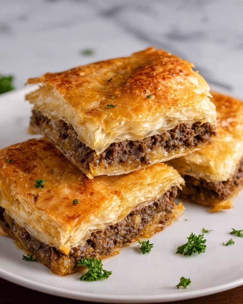 Greek Phyllo Meat Pie (Kimadopita) Recipe