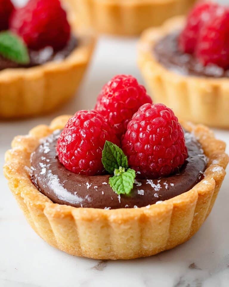 Raspberry Chocolate Tartlets Recipe