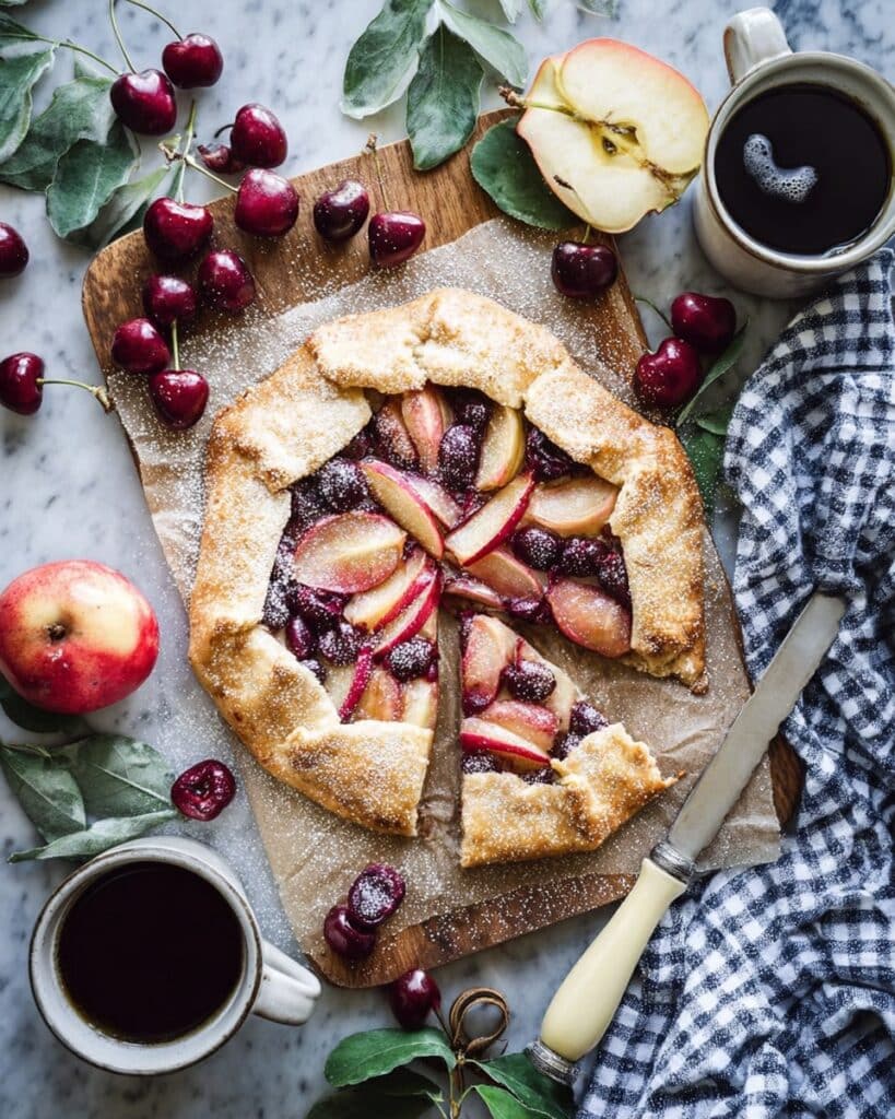 Apple, Cardamom & Cranberry Galette Recipe