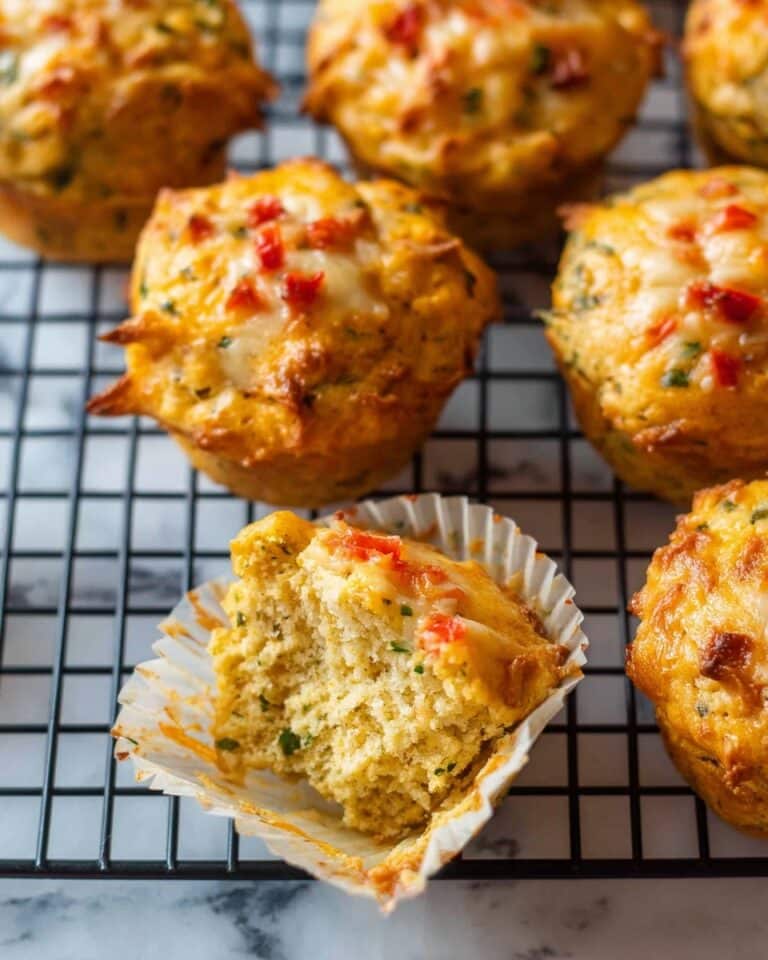 Veggie-Loaded Pizza Muffins Recipe