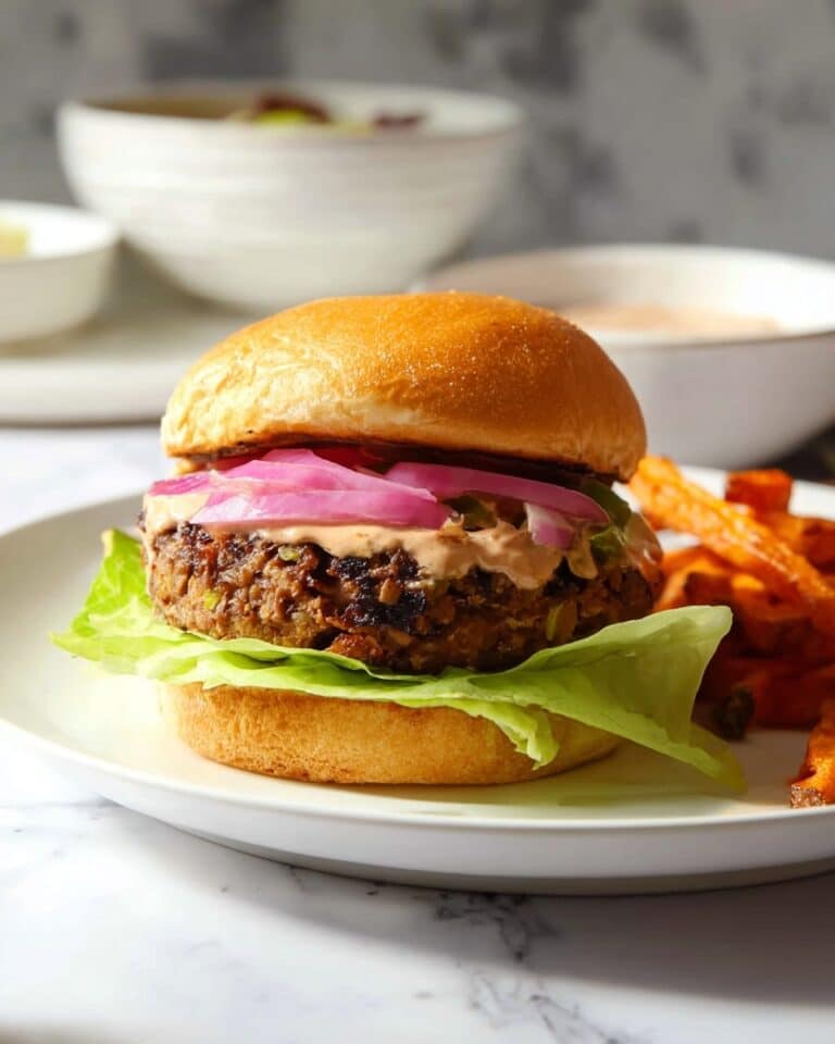 Spicy Black Bean Burger Recipe
