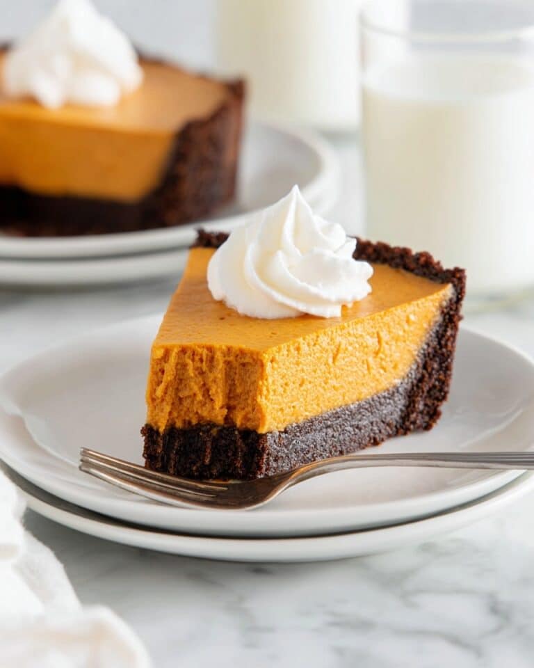 Dark Chocolate Pumpkin Tart Recipe