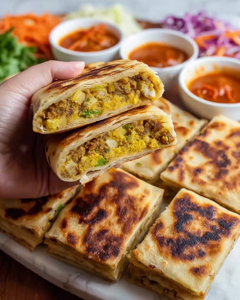 Msmen Filled with Chicken Recipe