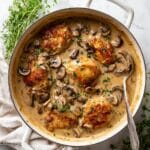 Creamy Mushroom Chicken Skillet Recipe
