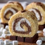 S’mores Rice Krispies Treats Pinwheels Recipe