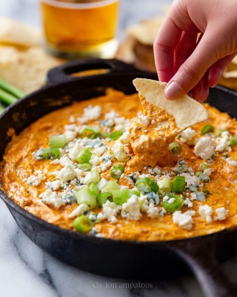 Instant Pot Buffalo Chicken Dip Recipe
