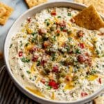 High Protein Cottage Cheese Giardiniera Dip Recipe