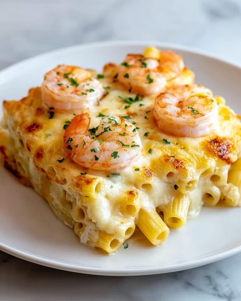 Shrimp Scampi Pasta Bake Recipe