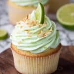 Coconut Cupcakes with Lime Buttercream Frosting Recipe