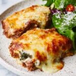 Ground Turkey Pockets with Spinach, Tomatoes, and Cheesy Filling Recipe