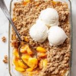 Peach Crisp with Canned Peaches Recipe