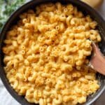 One Pot Mac and Cheese with Scrambled Eggs Recipe