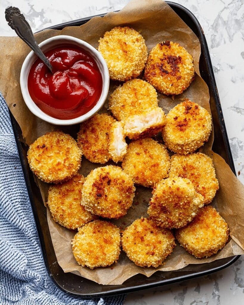 Baked Cauliflower Chicken Nuggets Recipe