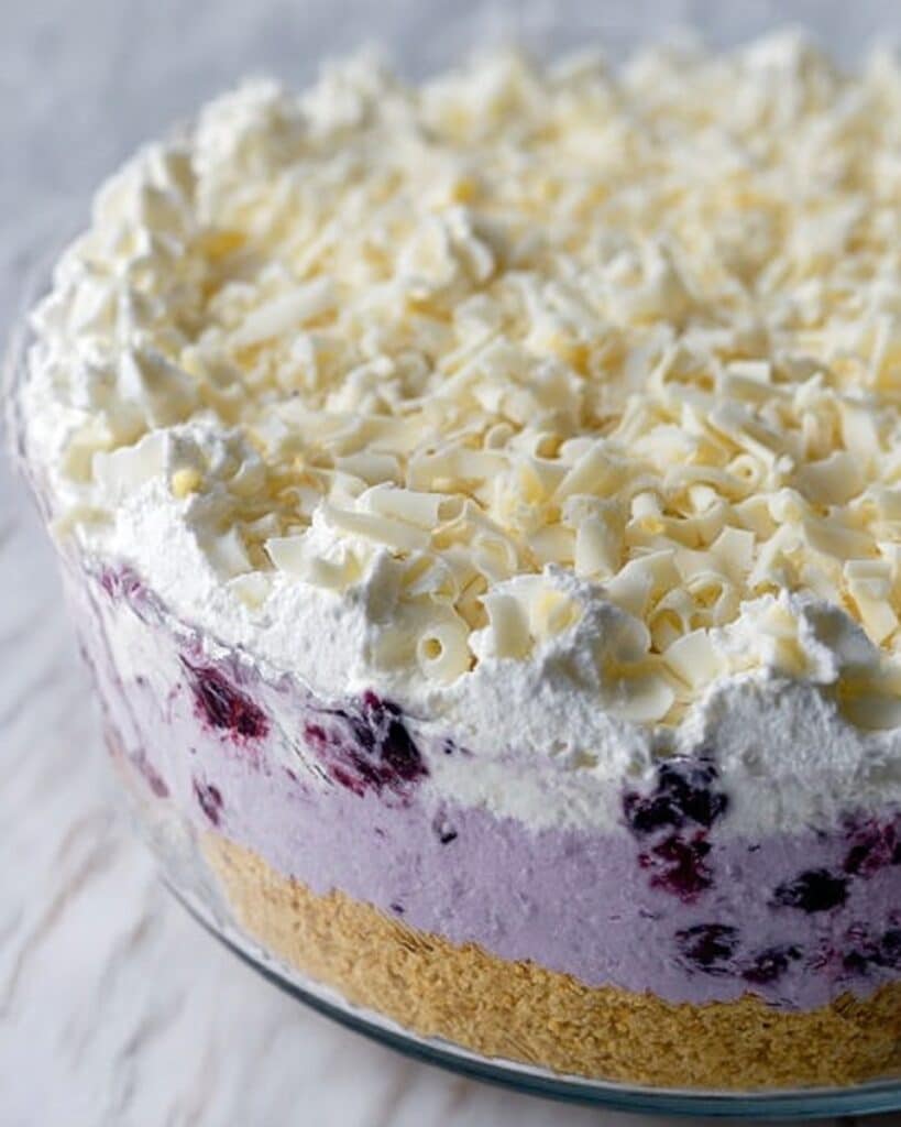 White Chocolate Blueberry Lasagna Recipe