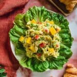 Peach Basil Chicken Salad Recipe
