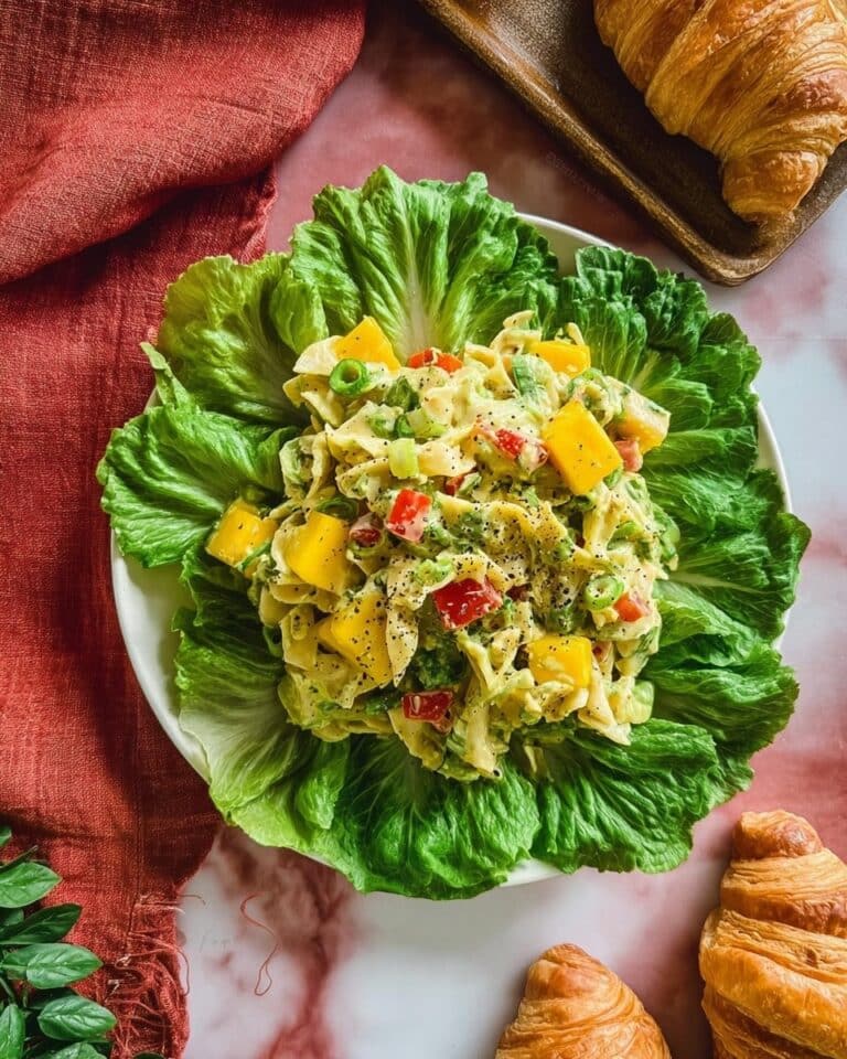 Peach Basil Chicken Salad Recipe