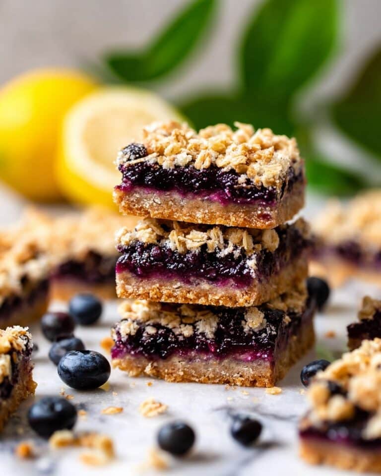 Vegan Blueberry Breakfast Bars Recipe