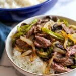 Crock Pot Pepper Steak {Low Carb, Gluten Free} Recipe