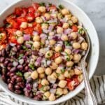 Lemon Basil Three Bean Salad Recipe