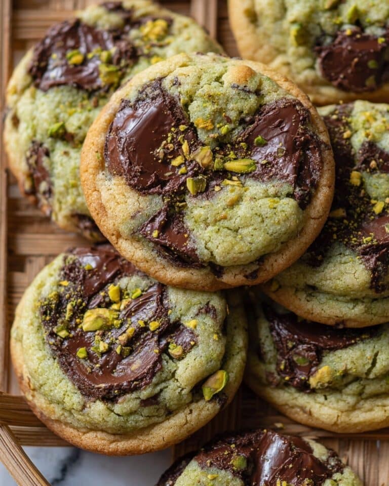 Pistachio Cream Chocolate Chip Cookies Recipe