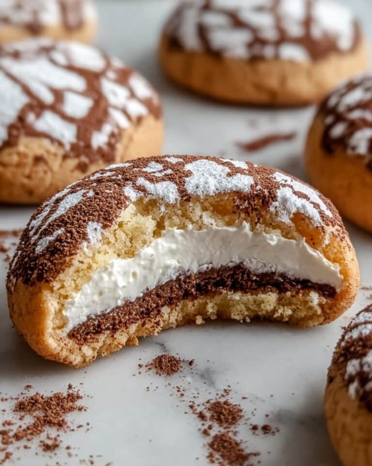 Tiramisu Crinkle Cookies That Melt in Your Mouth Recipe