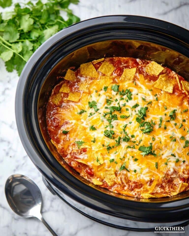 Slow Cooker Chicken Enchilada Casserole Recipe