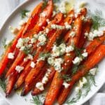 Roasted Carrots with Feta and Dill Recipe