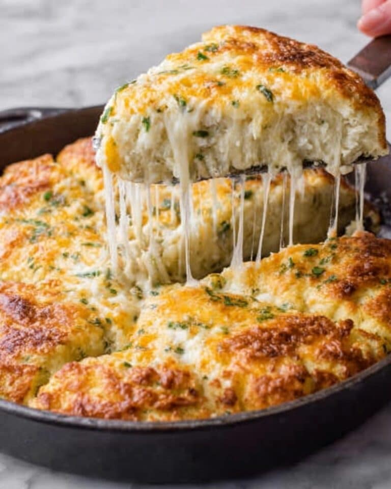 Cheesy Garlic Focaccia Bread Recipe