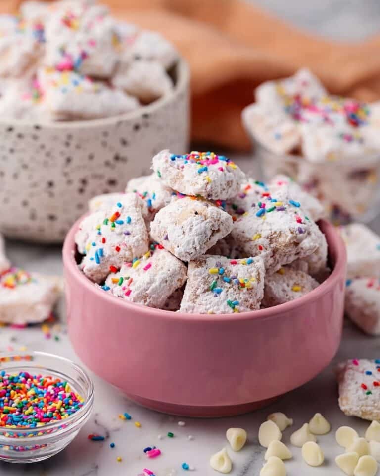 Birthday Cake Puppy Chow Recipe