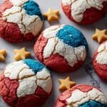 Patriotic Crinkle Cookies With A Butter-Rich Base And One Unexpected Twist Recipe