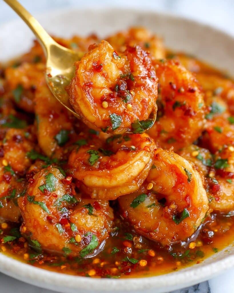 Spicy Lemon Garlic Shrimp Recipe