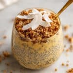 Mango Lassi Chia Pudding with Sticky Walnut Crumble Recipe