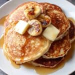 Banana Yogurt Pancakes (No Milk) Recipe
