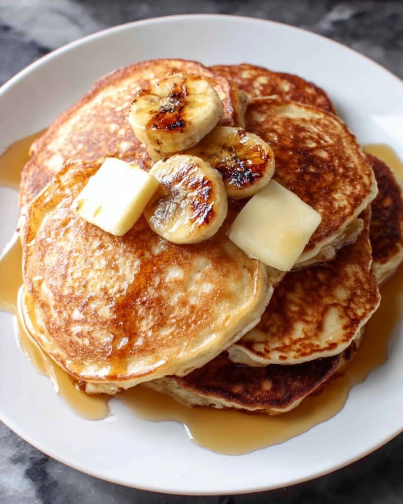 Banana Yogurt Pancakes (No Milk) Recipe