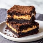 Peanut Butter Stuffed Brownies Recipe
