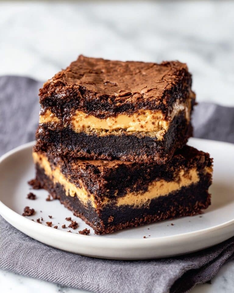 Peanut Butter Stuffed Brownies Recipe